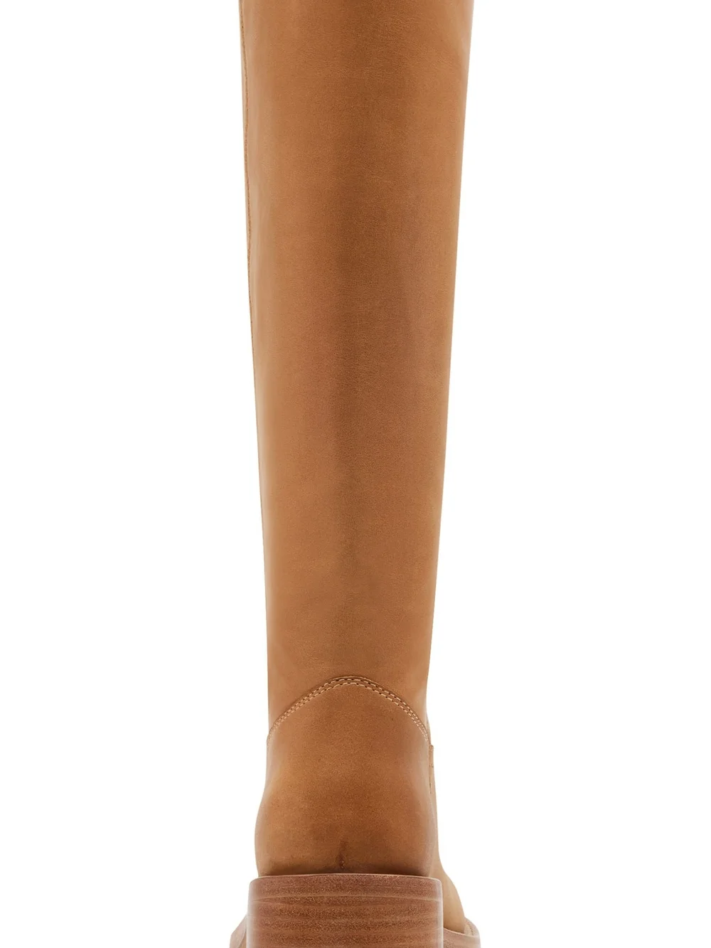 Steve Madden Tall Leather Riding Boot in Tan